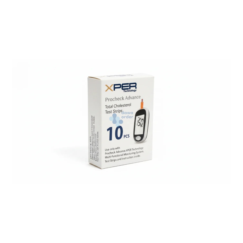 Xper Total Cholestrol Strips 10 Pcs