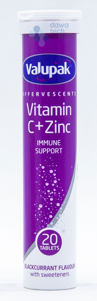 VALUPK VITAMIN C+ZINC 20TAB