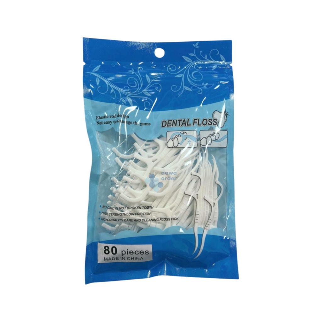 Y-Kelin Dental Floss Pick Mint Flavor (100 Pcs)
