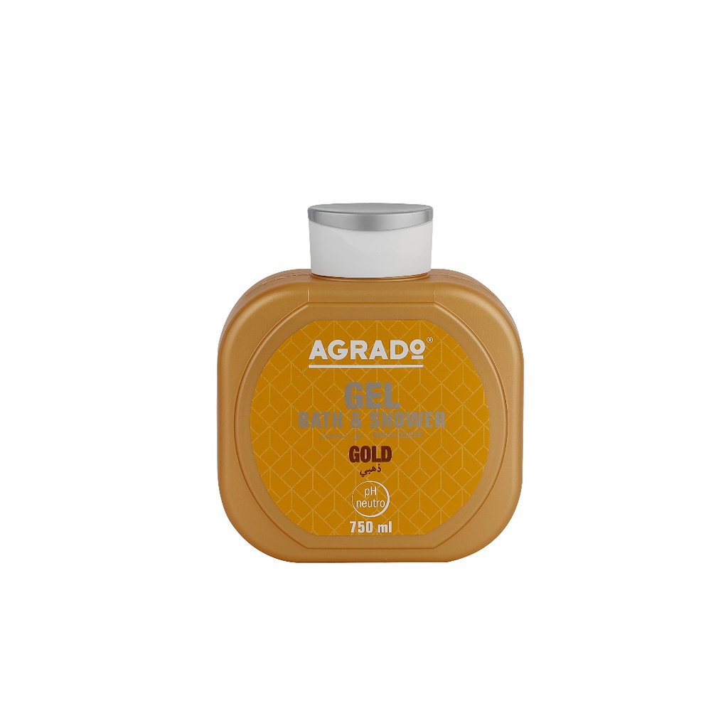 AGRADO SHOWER GEL GOLD 750ML