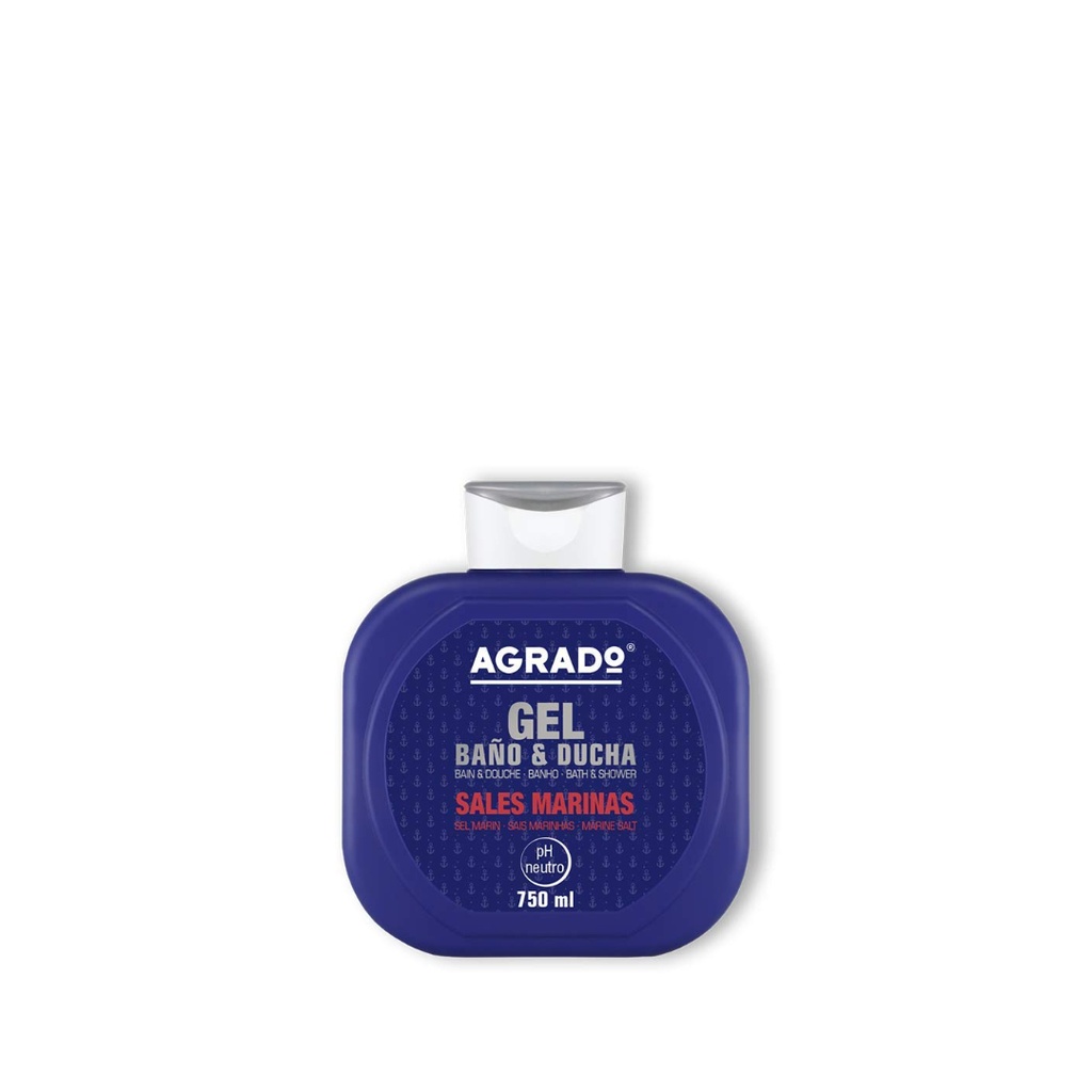 AGRADO SHOWER GEL MARINE SALT750ML