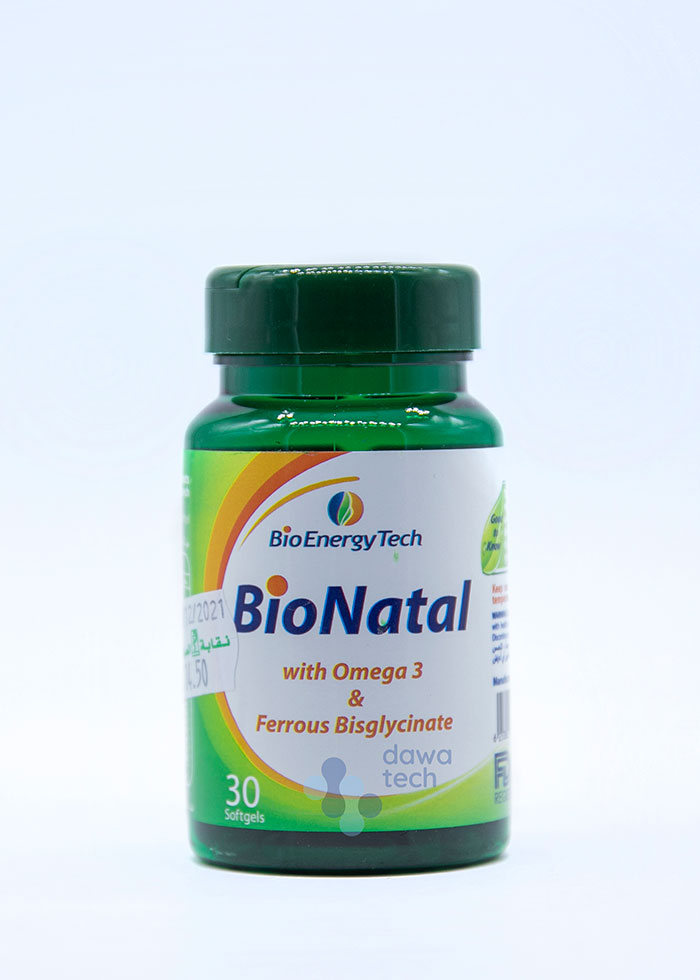 BIO ENERGY BIONATAL OMEG 3 ( 30 SOFTGELS)