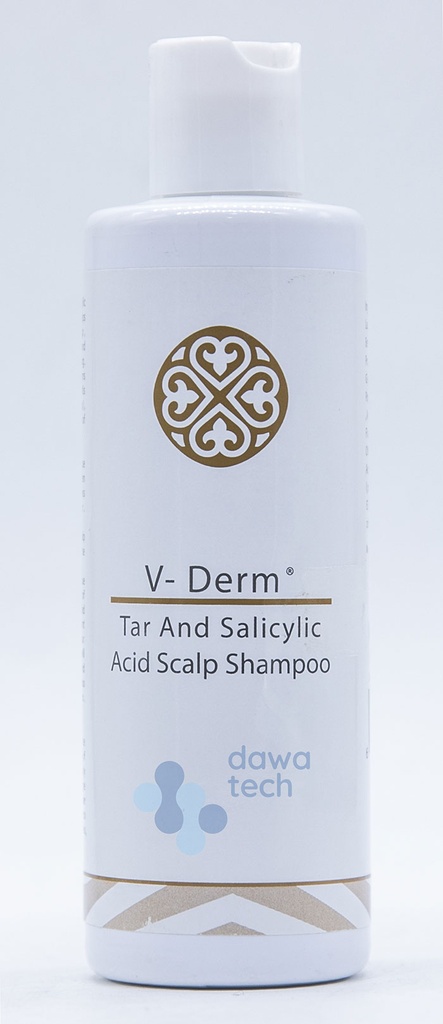 V- Derm Tar &Salcylic Acid Shampoo 250 Ml