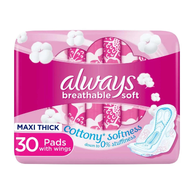 ALWAYS MAXI COTTON 30PAD