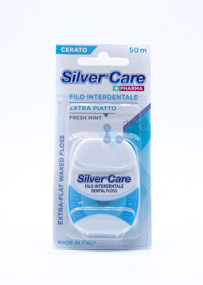 Silver Care Dental Floss Fresh Mint 50 M
