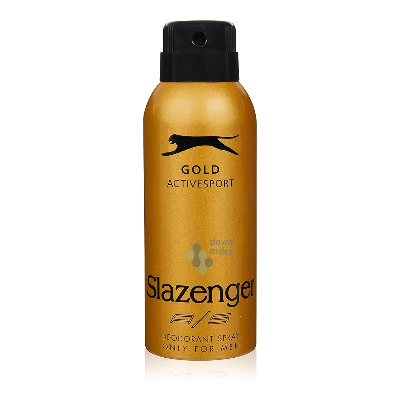 Slazenger Active Sport Deodorant Sprar For Men (Gold) (150 Ml)