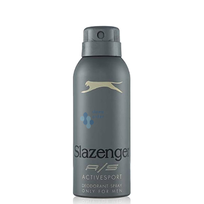 Slazenger Active Sport Deodorant Sprar For Men (Silver) (150 Ml)