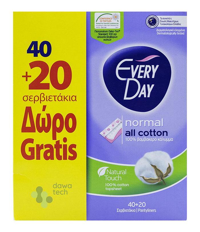 EVERY DAY NORMAL ALL COTTON 40+20
