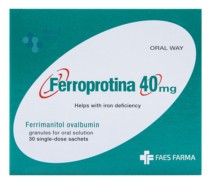 FERROPROTINA 40MG 