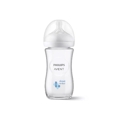 AVENT NATURAL RESPONSE GLASS (1 M+) (240 ML)