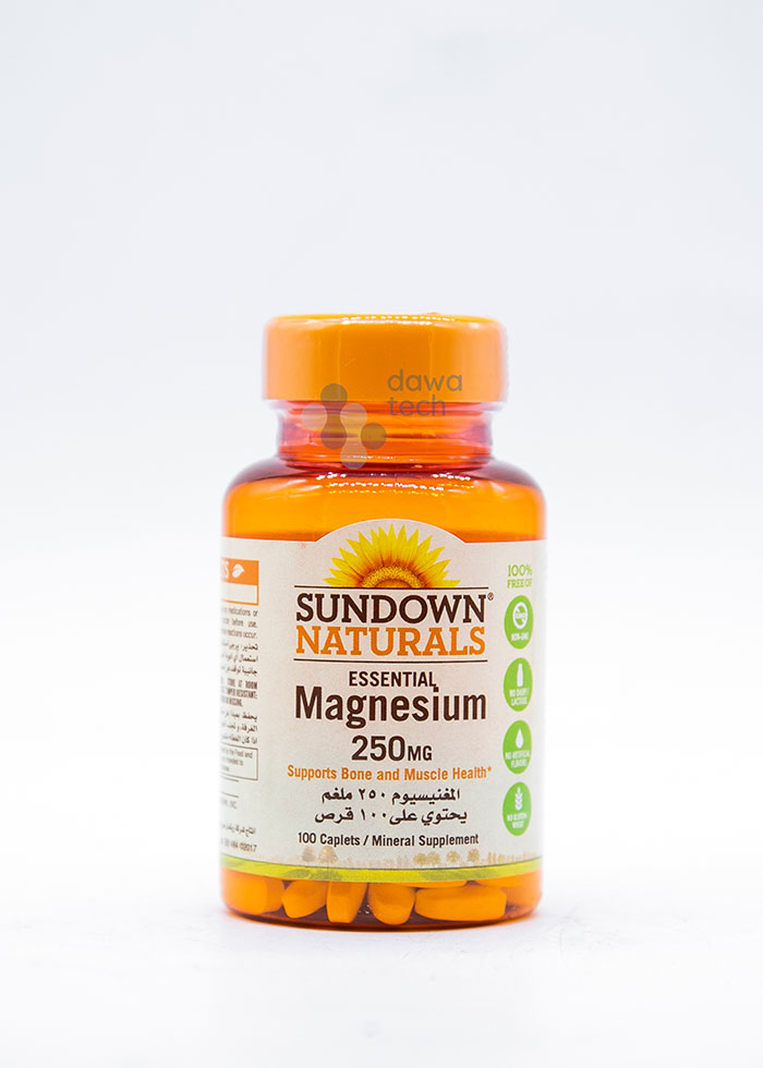 SUNDOWN MAGNESIUM (250 mg) (100 CAPLETS)