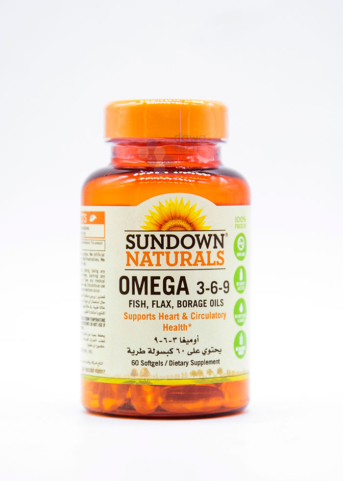 SUNDOWN OMEGA 3-6-9 (60 SOFT CAPSULES)