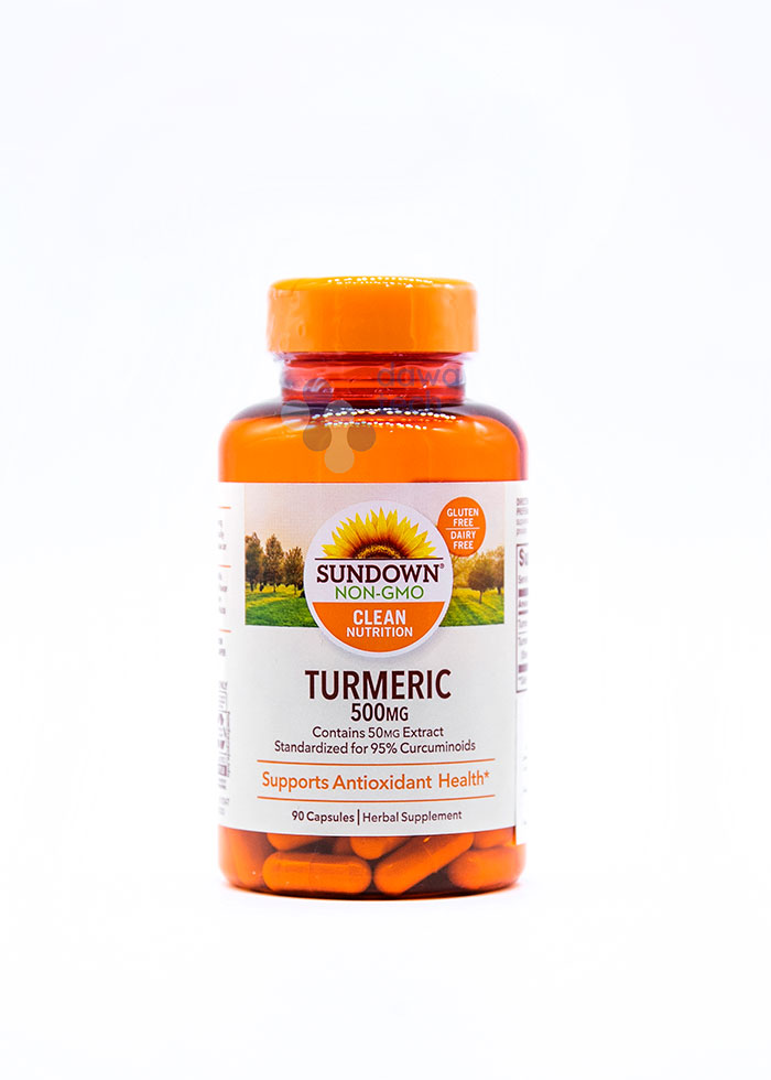 SUNDOWN TURMERIC 500mg (90 CAPSULES )