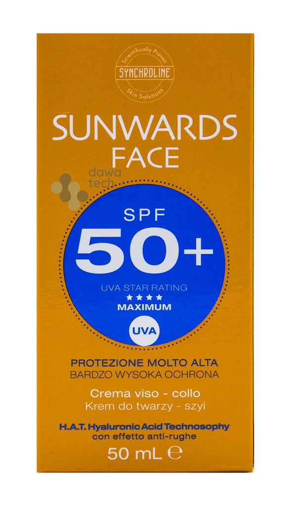 Sunwards Face Spf 50+ (50 Ml)