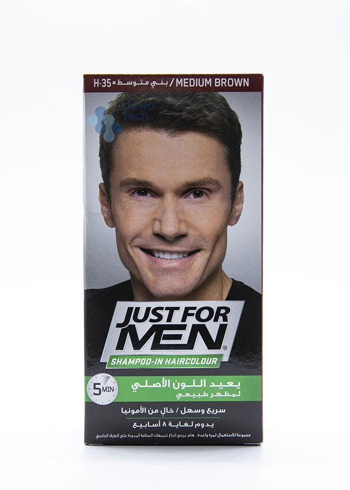 JUST FOR MEN MOUSTACHE,BEARD&SIDEBRNS MEDIUM BROWN
