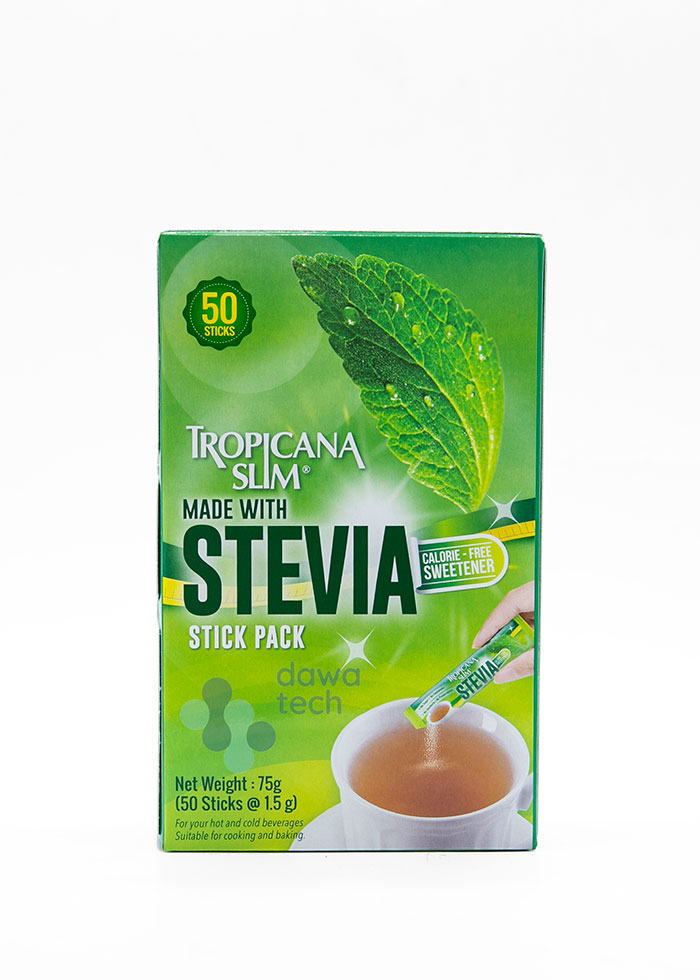 TROPICANA SLIM MADE WITH STEVIA (50 STICKS)