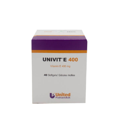 UNIVIT E (400 mg) (40 SOFTGEL CAPSULES)