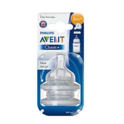AVENT TEAT FAST FLOW (4HOLES) (6 M+)