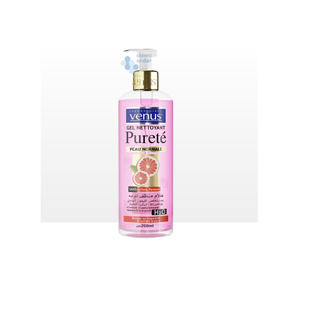 Venus Gel Nettoyant Wash (خلاصة الليمون الهندي) (250 Ml)