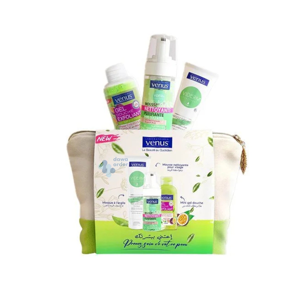 Venus Skin Care Package (Face Wash, Anti Acne Cream, Mini Gel Douch)