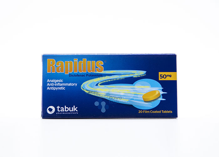 rapidus 50 mg 20 tab
