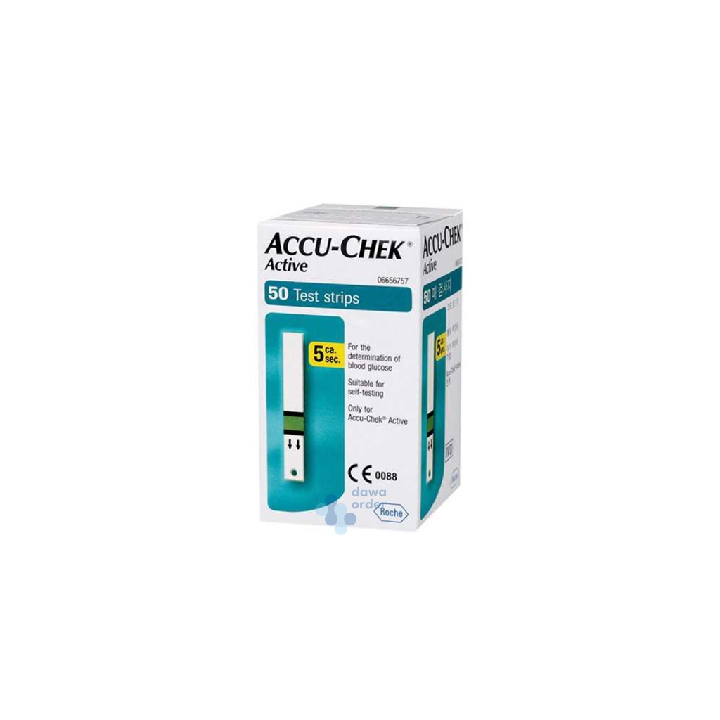 ACCU CHEK ACTIVE STRIP 50