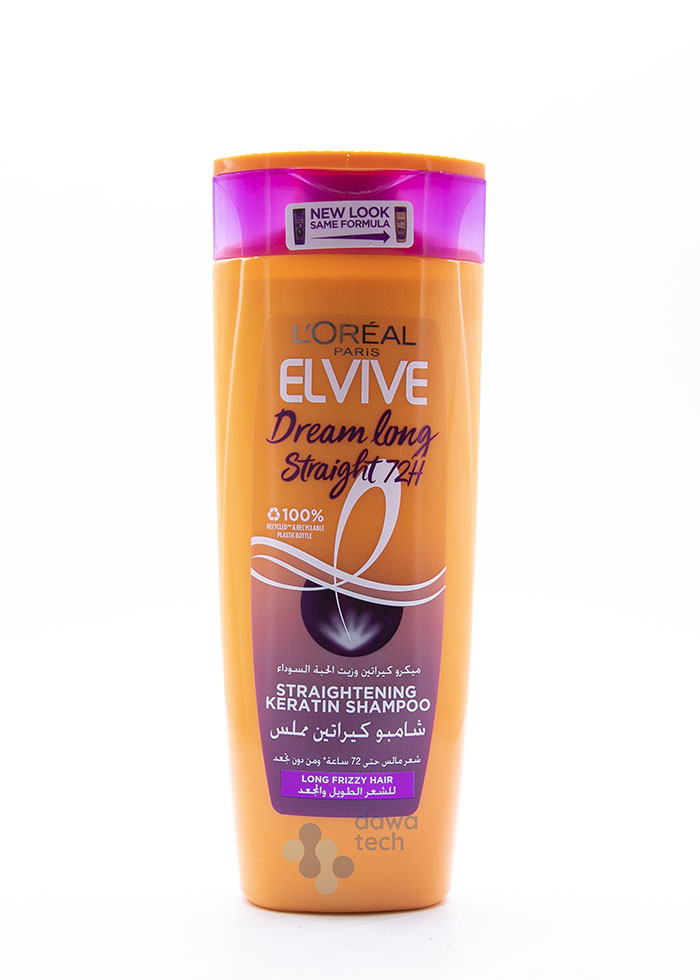 ELVIVE LOREAL SHAMPOO DREAM LONG (400 ml) STRAIGHT 72 H