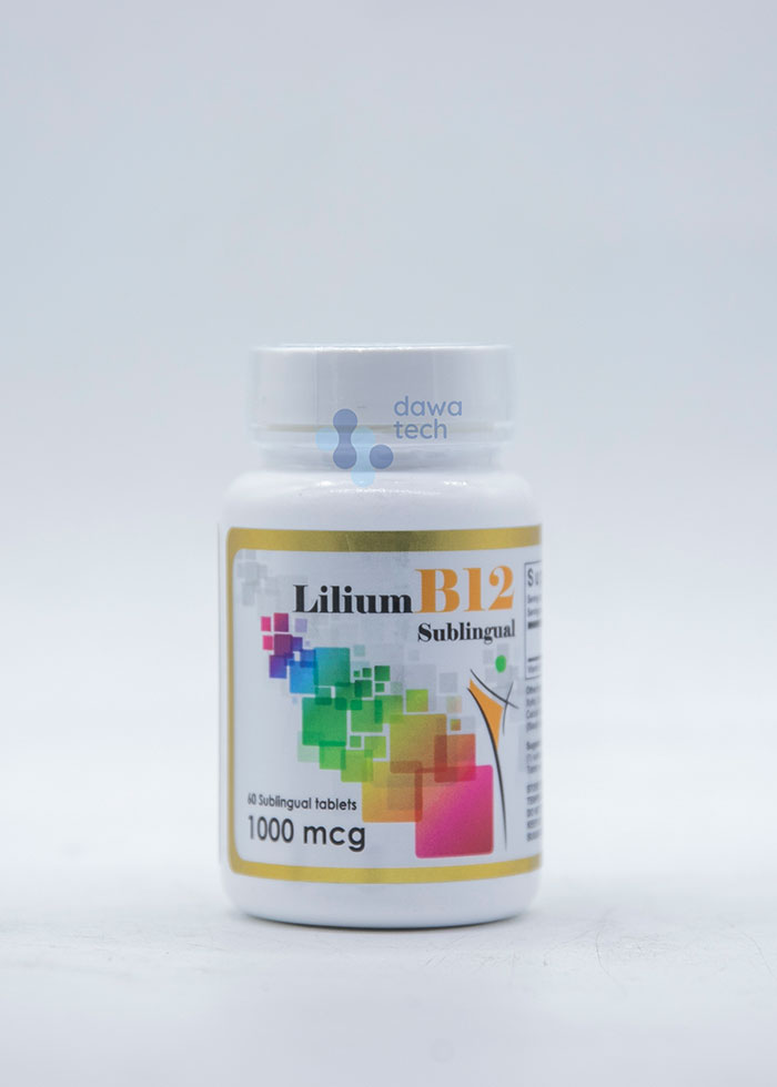 LILIUM B12 SUBLING 1000 MCG 60 TAB