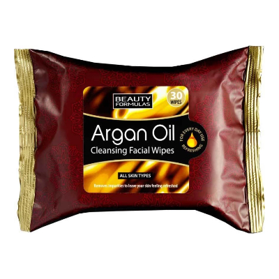 Argan oil clansing facial wipes