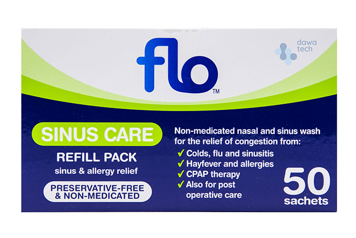 FLO SINUS CARE 50 SACHETS
