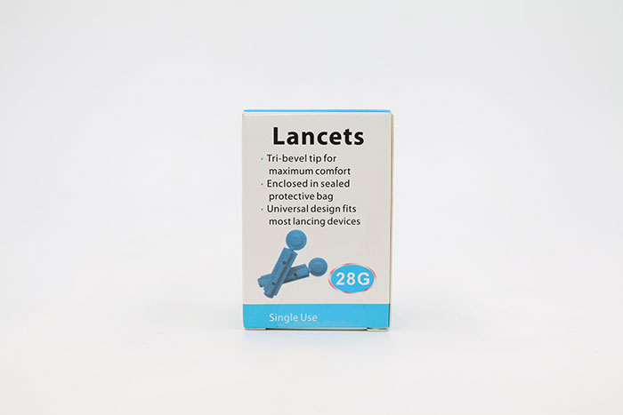 Blood Lancets 50 واخزات ازرق