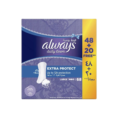 always daily large extra protect 68 pad