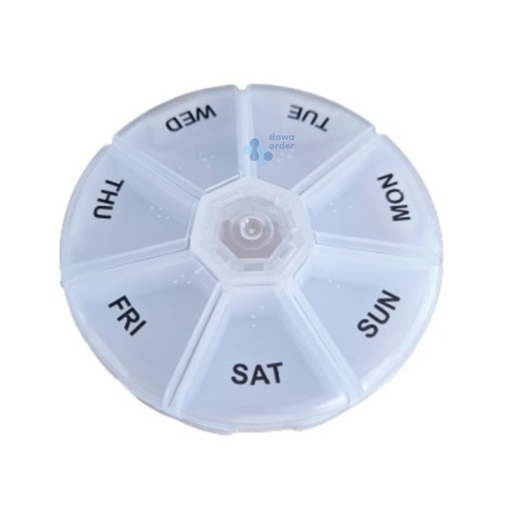 7 Day Pill Boxes (الدائرية)