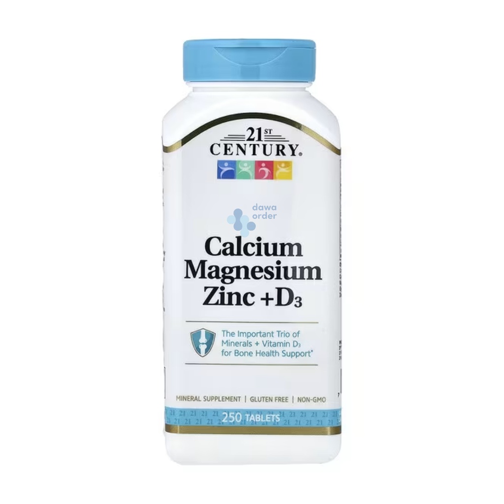 21 CENTURY CALCIUM &MAGNESIUM &ZINC &D3