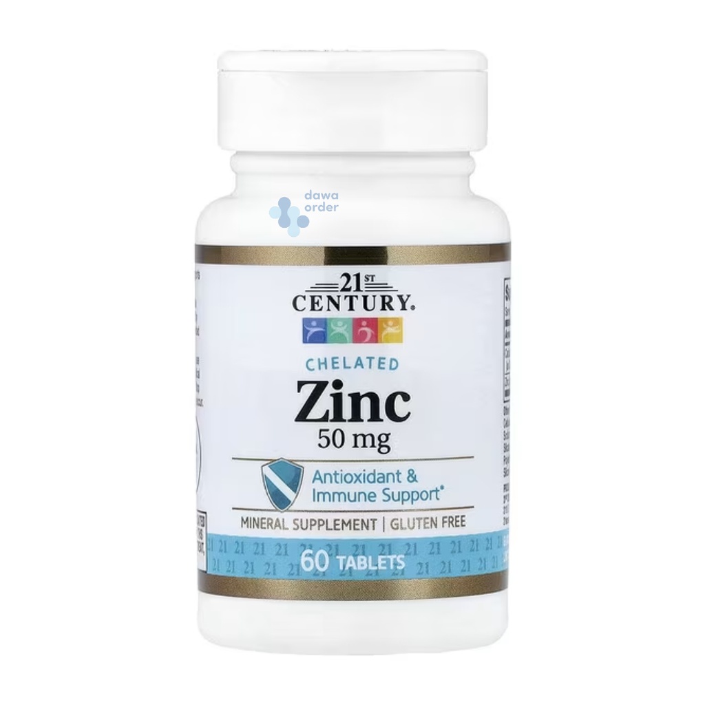 21century zinc citrate 50mg 60tab