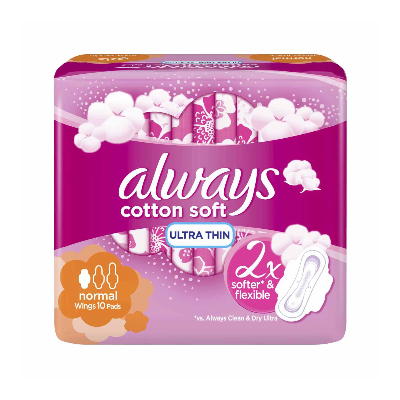 ALWAYS COTTON NORMAL 10PADS