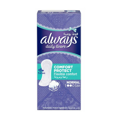 Alway Daily Comfort Protect Normal 20'S