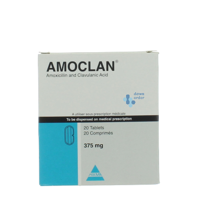Amoclan 375mg Tabs 20'S