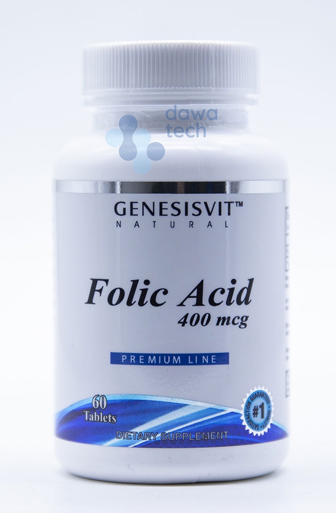 Folic Acid 400 mcg 60 tabs