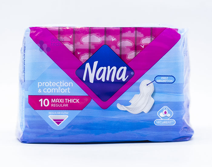 Nana Maxi Pink 10 Pads