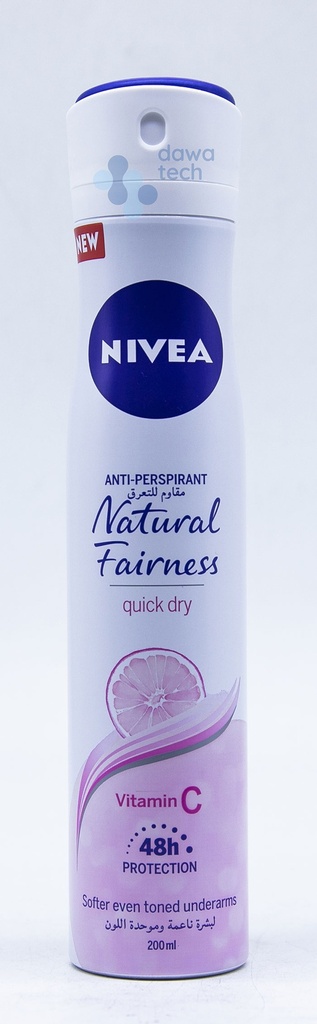 Nivea Natural fairness For Wemen 200ml