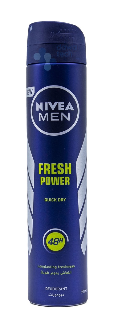 Nivea Fresh Power For Men 200Ml