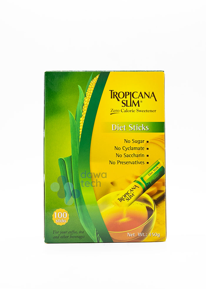 Tropicana Slim Zero Sweetner Diet Sticks 100