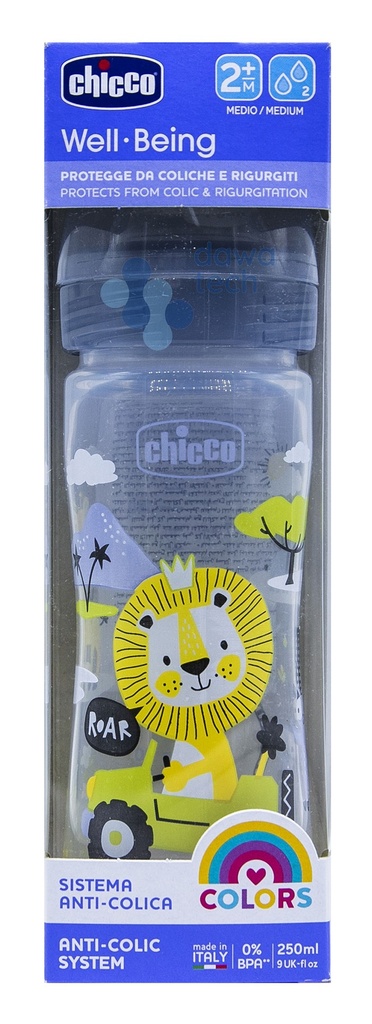 Chicco Well-Being 2+M Grey 250Ml