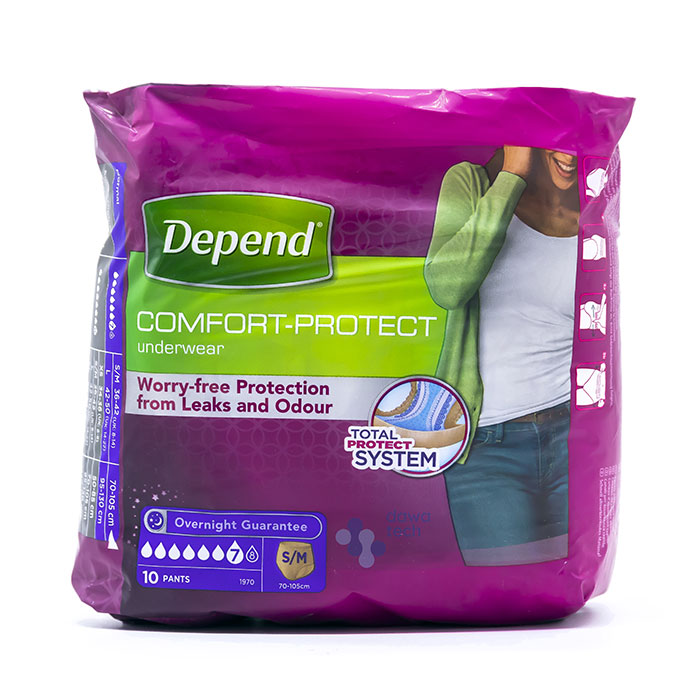 Diaper Depend For Women Underwear S/M