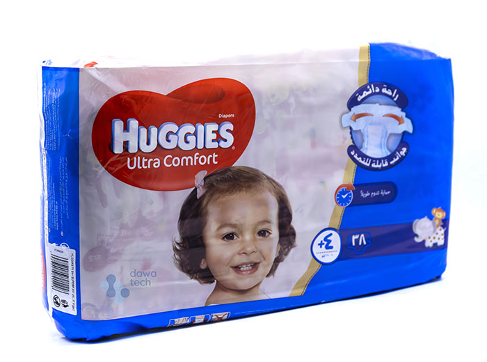 Diaper Huggies 4+ (10-16Kg) 38 Diapers