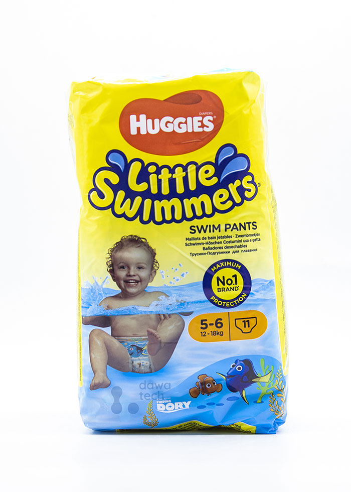 Diaper Huggies Swimmers M Orange 5-6