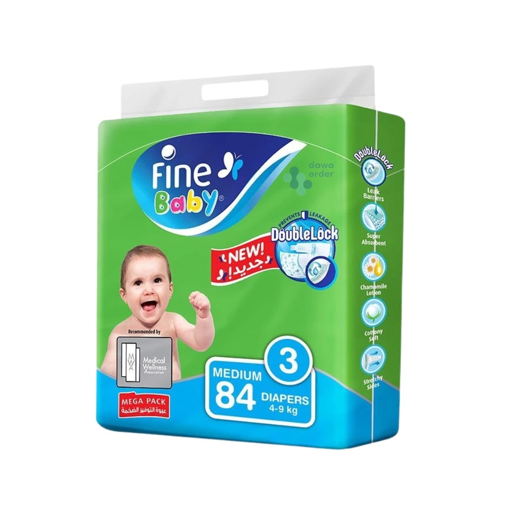 Diaper Fine Baby 3 Medium 84 Diapers