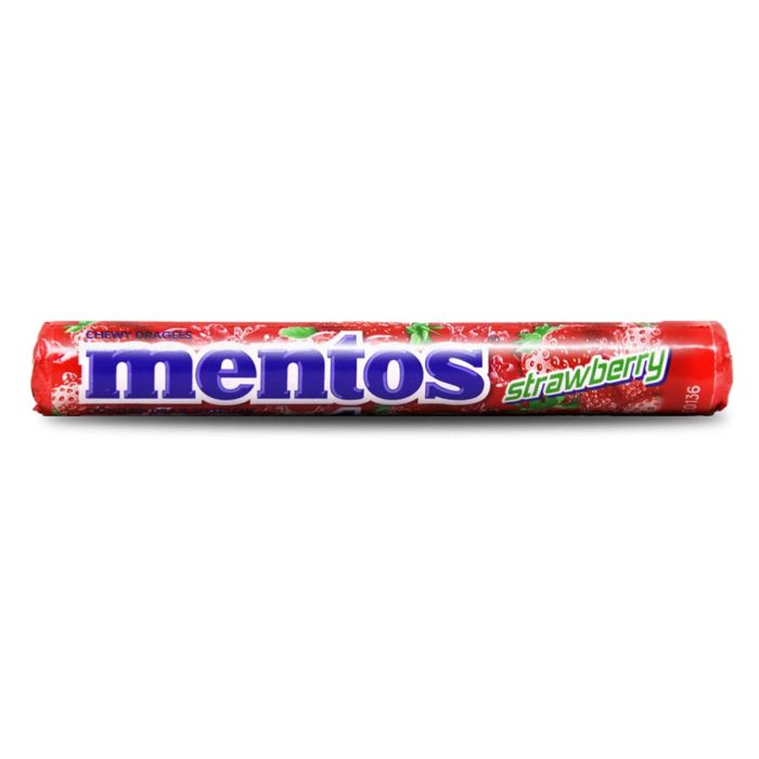 	Mentos PF Bubble Gum Roll Red