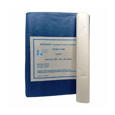 ABSORBENT GAUZE BANDAGE 12PCS